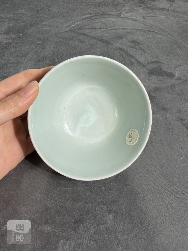 清晚期粉彩折桂图杯 - 图8